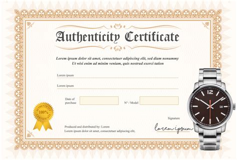 fake certificate of authenticity watches|authenticity of a watch.